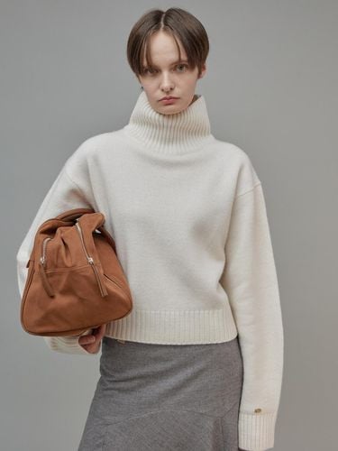 Wool Pullover Sweater Cream - fromwhere - Modalova