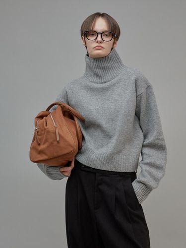 Wool Pullover Sweater Gray - fromwhere - Modalova