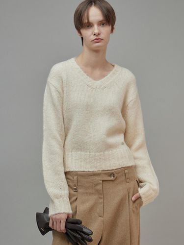 Wool V-neck Sweater - fromwhere - Modalova