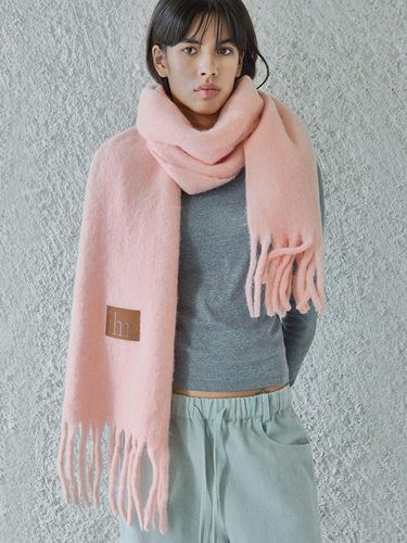 WOOL MIXED BOLD scarf / PINK - Ihr - Modalova