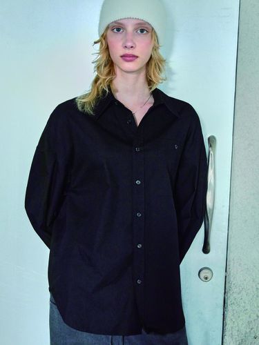 OXFORD OVERSIZED SHRITS / BLACK - Ihr - Modalova