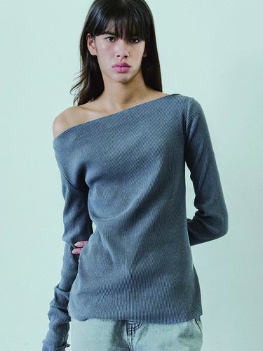 OFF SHOULDER RIBBED T SHIRTS / - Ihr - Modalova