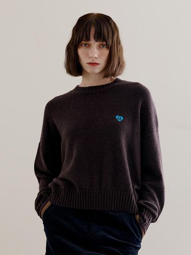 HEART LOGO COFFEE KNIT (LEBFWNT1727) - LETOILE - Modalova