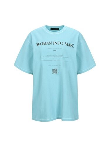 WOMAN INTO MAN PRINTED TSHIRT (F24TO9201BL) - YCH - Modalova