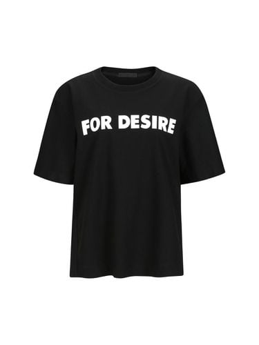 FOR DESIRE PRINTED TSHIRT (F24TO9121BK) - YCH - Modalova