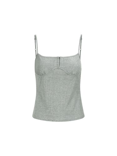 LUREX DETAILED SLEEVELESS TOP GREY (F24TO9061GY) - YCH - Modalova