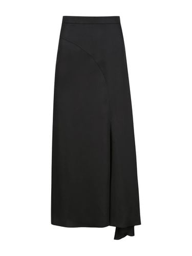 ASYMMETRIC SIDE SLIT FLARED SKIRT (F24SK5101 - YCH - Modalova