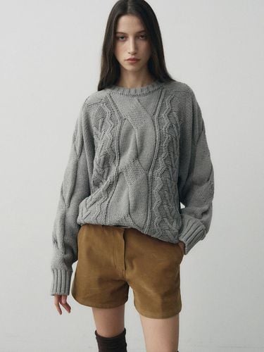 Heavy Multi-Cable Sweater () - NOIRER for WOMEN - Modalova