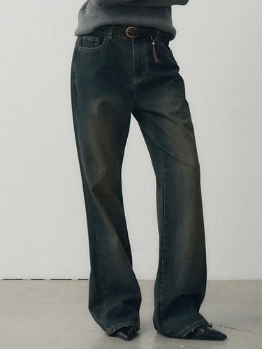 Destroyed flare denim pants () - NOIRER for WOMEN - Modalova