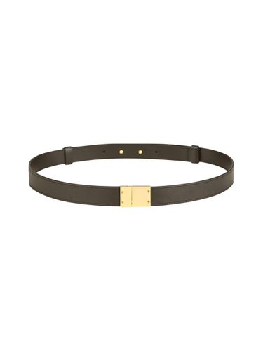 SQURE BUCKLE LEATHER BELT (W24AC1203BR) - YCH - Modalova