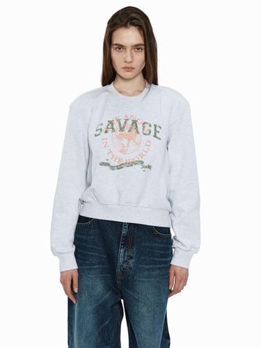 THE ANGEL PRINTING SWEATSHIRT LIGHT GREY (W24TS111 - YCH - Modalova