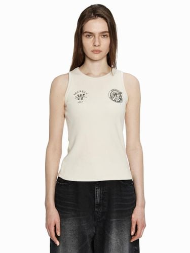 SECRECY LOGO SLEEVELESS TOP (W24TS11041CR) - YCH - Modalova