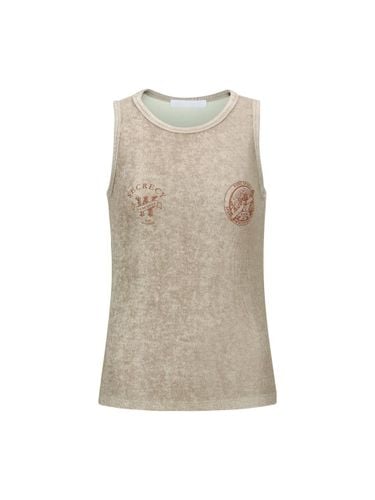 SECRECY LOGO SLEEVELESS TOP (W24TS11041BR) - YCH - Modalova