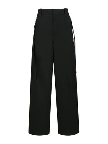 SIDE BELTED LONG LEG PANTS (W24PT5031BK) - YCH - Modalova