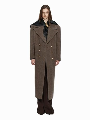 DOUBLE BREASTED WOOL COAT (W24CT1041BR) - YCH - Modalova