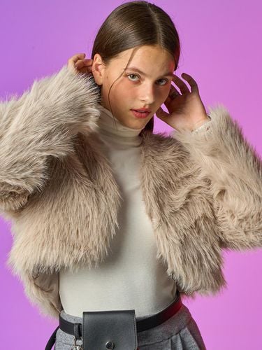 WOMEN fur Crop Fur Jacket [] KCL - KOLEAT - Modalova