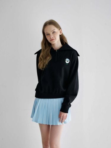 Swag Ball Sailor Collar Fleece Sweatshirt - goxo - Modalova