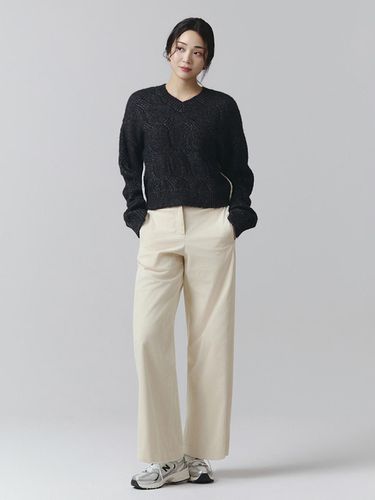 Wide-fit corduroy pants ITOBYPT770 (2 COLORS) - itMICHAA - Modalova