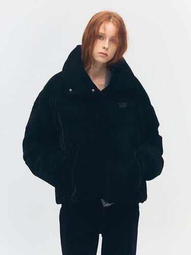 VELVET DOWN JACKET_black - MARGESHERWOOD - Modalova