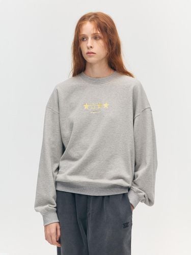 STAR LOGO SWEATSHIRT_melange grey - MARGESHERWOOD - Modalova