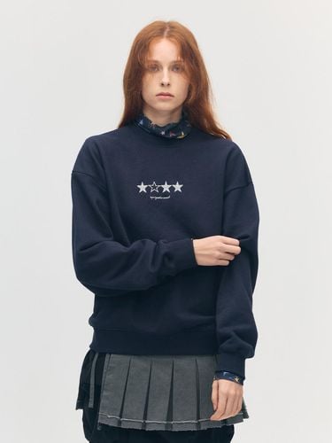 STAR LOGO SWEATSHIRT_navy - MARGESHERWOOD - Modalova