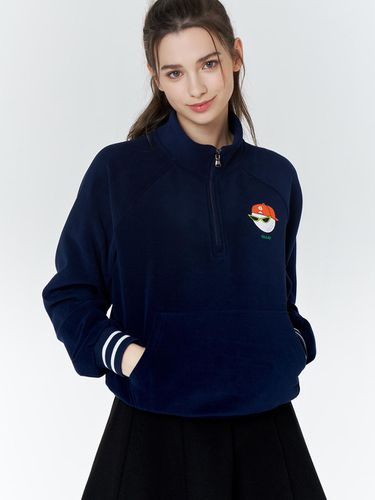 Give me buddy double fleece half zip-up - goxo - Modalova