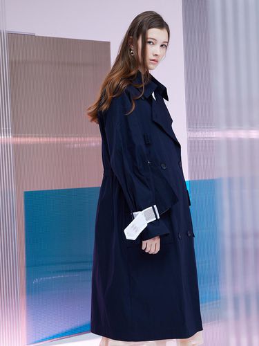 HANGING POCKET TRENCH COAT_BP4SWC0135 - BETTERKIND - Modalova