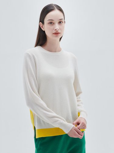 M23WPU012IV Bullky color block pullover - murray allan - Modalova