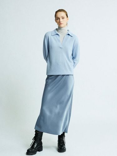 Glossy Banding Skirt Blue - Mare di mari - Modalova