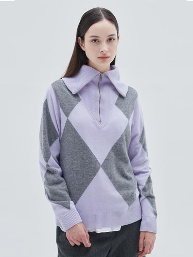 Cashmere] Pattern Zip up pullover () - murray allan - Modalova