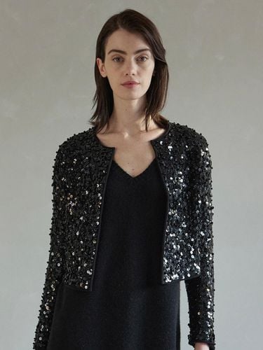 Glittering stitch Cropped Cardigan - Mare di mari - Modalova