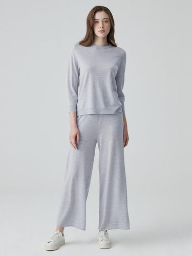 Wool 100%] Wool wide pants_SMOG - murray allan - Modalova