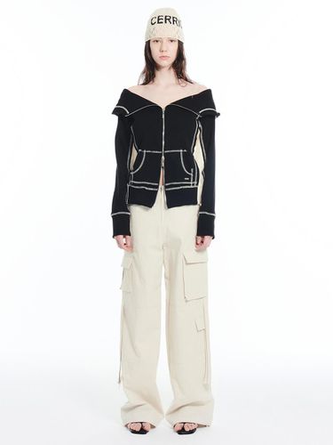 SIDE STRAP CARGO PANTS - CERRIC - Modalova