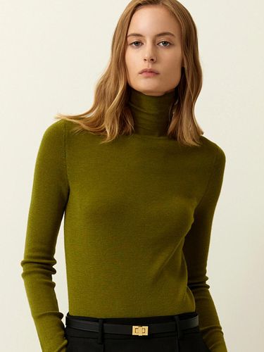 Silk Cashmere Turtleneck Knit Top - Mare di mari - Modalova