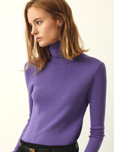 Silk Cashmere Turtleneck Knit Top - Mare di mari - Modalova