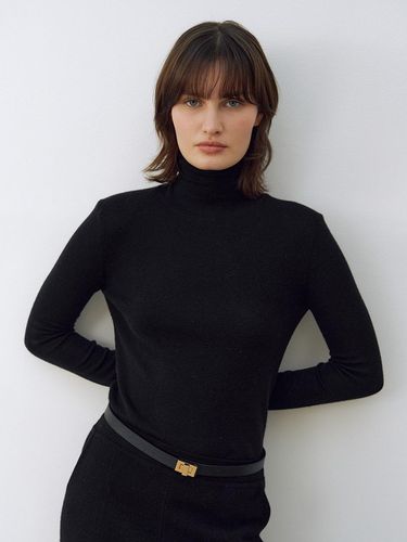 Silk Cashmere Turtleneck Knit Top - Mare di mari - Modalova