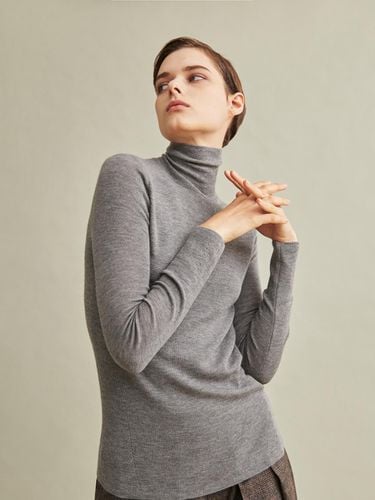 Silk Cashmere Turtleneck Knit Top - Mare di mari - Modalova