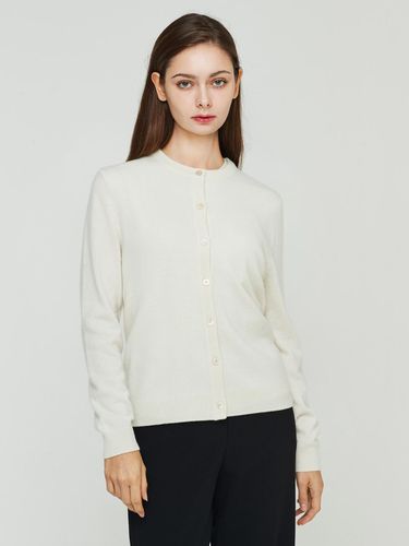 A Logo Round Neck Cardigan - murray allan - Modalova