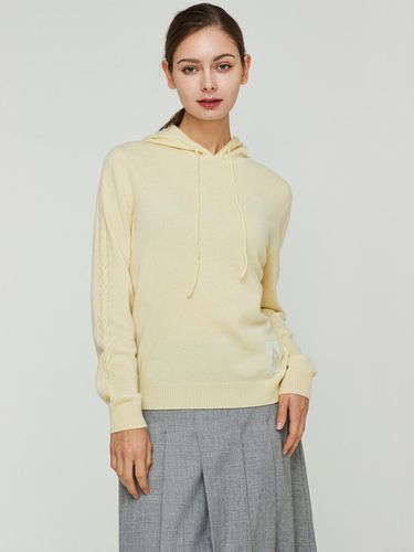 Cable Hooded Pullover - murray allan - Modalova