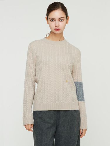 Cable Pullover_Beige - murray allan - Modalova