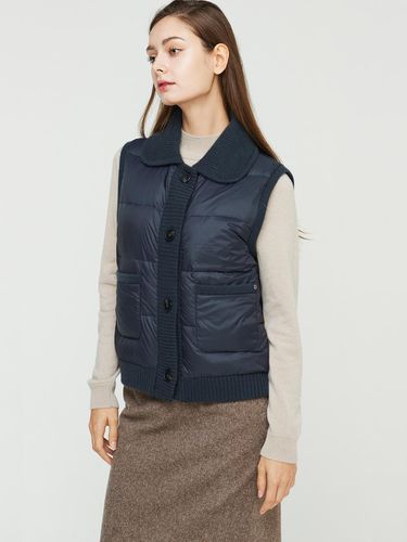 Wide Collar Vest _Cement - murray allan - Modalova