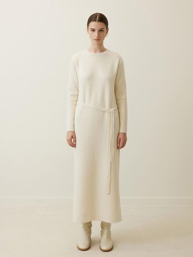 Cashmere Blend Belted Knit Dress - Mare di mari - Modalova