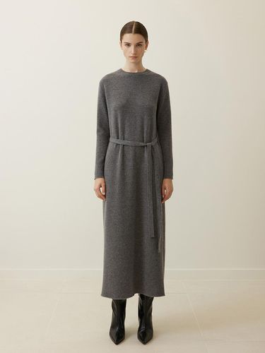 Cashmere Blend Belted Knit Dress - Mare di mari - Modalova