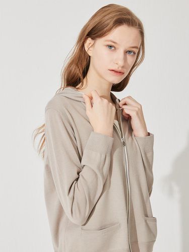 Hooded Zip-up Cardigan (MD) M42WCD009 - murray allan - Modalova