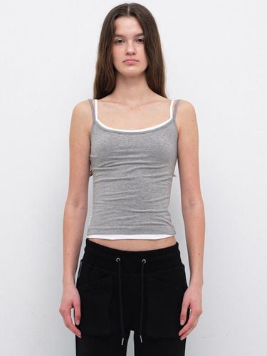 SOFT SLEEVELESS TOP / GRAY - CERRIC - Modalova