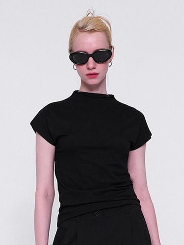 Normniq Mock Neck T-shirt_Black - normniq - Modalova