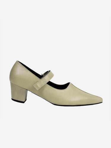 VELCRO POINTED HEEL / BEIGE - CERRIC - Modalova