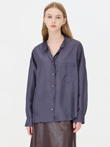 Ado Pocket Embroidery Blouse_SAWS16441GR - Benetton - Modalova