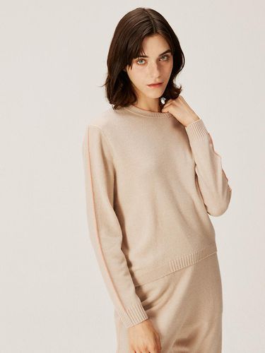 Contrast Line Round Neck Pullover_M43WPU014SB - murray allan - Modalova