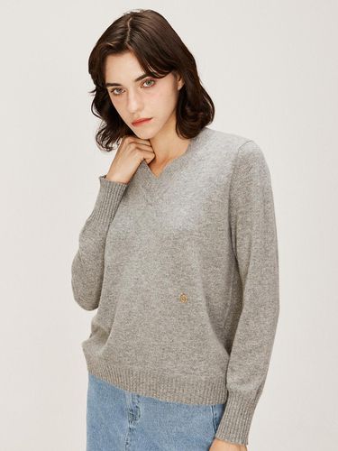 V neck Pullover_M43WPU043MG - murray allan - Modalova